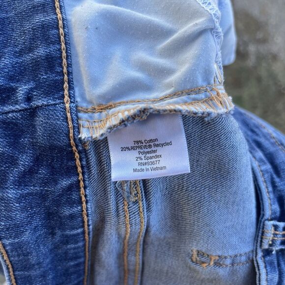 St John’s Bay Skinny Jeans Women’s Size 14 Dark Blue Wash - Picture 5 of 7